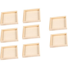 bandejas de madera para rompecabezas, ideales para niños y niñas.