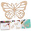 5 découpes de papillons en bois brut (100  75 mm) 8