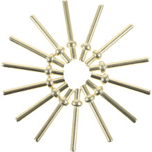 100 Stück Cribbage-Stifte, Metall-Punktestifte, Spielkarten-Punktekarten, Tischzubehör