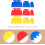 9pcs Artistic Paint Scraper Tool Plastic Flat Serrated Edged for DIY Craft Oil Paint Pottery Graffiti Projects 3