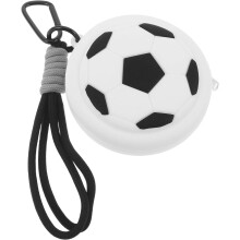 Mini-Fußball-Münzbörsen-Schlüsselanhänger aus PVC mit Sportrucksack-Anhänger
