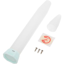 Impugnatura di ricambio in plastica per racchetta da badminton, leggera, per riparazioni sportive.