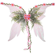 Halloween Sommerfuglvinger Cosplay Kostyme Rekvisitter for Kvinner Jenter Fe Prinsesse Kle seg Rollespill Festdekor