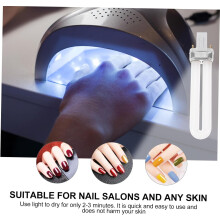 Lámpara de uñas UV/LED para secado de gel, 8 unidades, 9 W, resistente a roturas, para un secado rápido en salones y hogares.