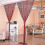 (100x200cm, Red) curtains Shiny Tassel Silver Line String Curtain 1