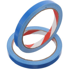 2 unidades de cinta protectora para el borde de la pala de pickleball, 10 m x 1 cm, color azul.