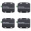 4Pcs Ethernet IP Extender over Coax HD Network Kit EoC Coaxial Cable Transmission Extender for Security CCTV Cameras(A) 1