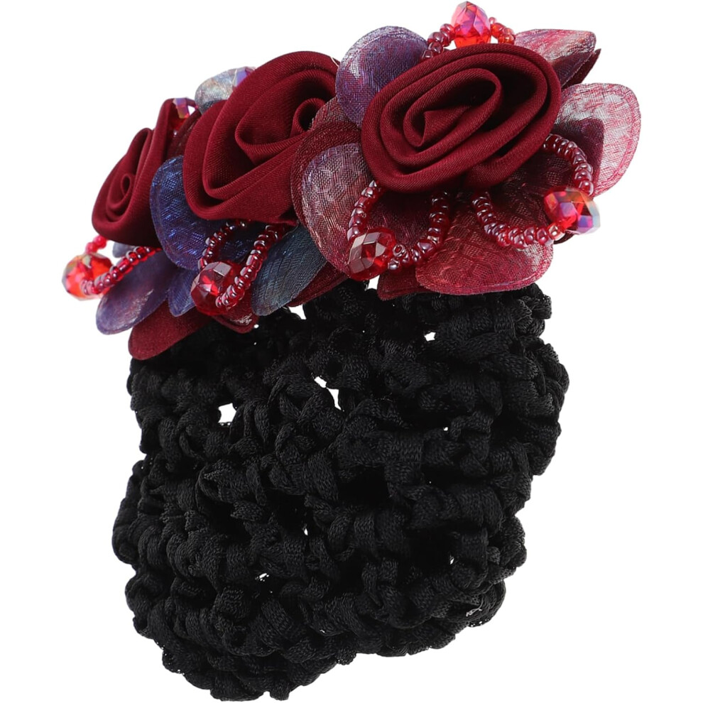 Hkhbjs Flower Hairnet Clip For Girl Women Hair Bun Holder Hairnets For Women Hair Accessories