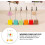 8pcs Colorful Square Message Clips Memo Holders Wrought Iron Note Holders 4