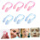 Clips de nariz de natação de silicone de 6pcs 5