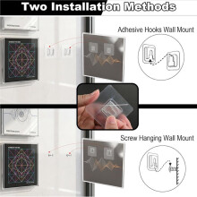 Vinyl Record Frame Display Case for 7 Inch Single Record , Clear Acrylic Wall Mount Album Frame Box for 7 Inch Records