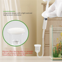 Aquarium CO2 Diffuser Acrylic Transparent Fine Water Tank CO2 Anti Reverse Diffusion Atomizer Water Injection Atomizer M