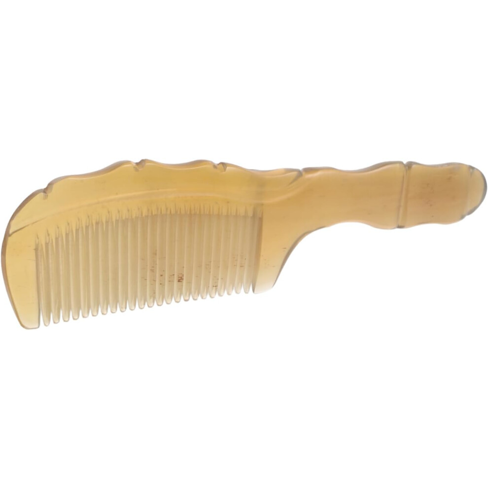 Hkhbjs Natural Horn Comb Ox Horn Hair Comb For Women And Men Easy Detangling And Hair Smoothing For Home And Travel Use