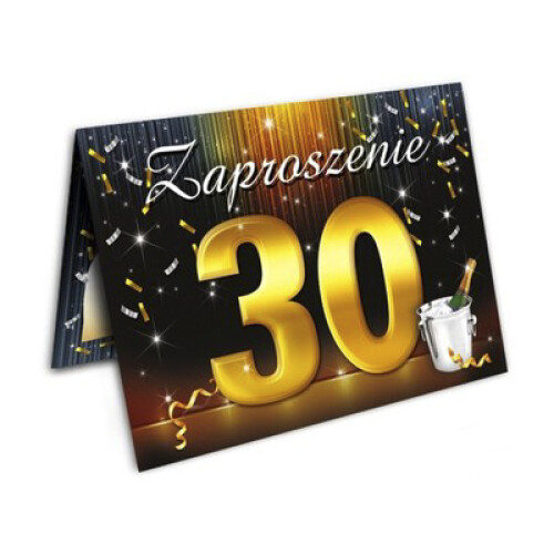 Invitation til 30-års fødselsdag, 1 stk.