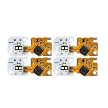 4 Szt. Przednia Płytka LED do Dziennego Biegu 63117343876 dla Serii 5 F10 F11 F18 14-17 Chip LED Angel Eye