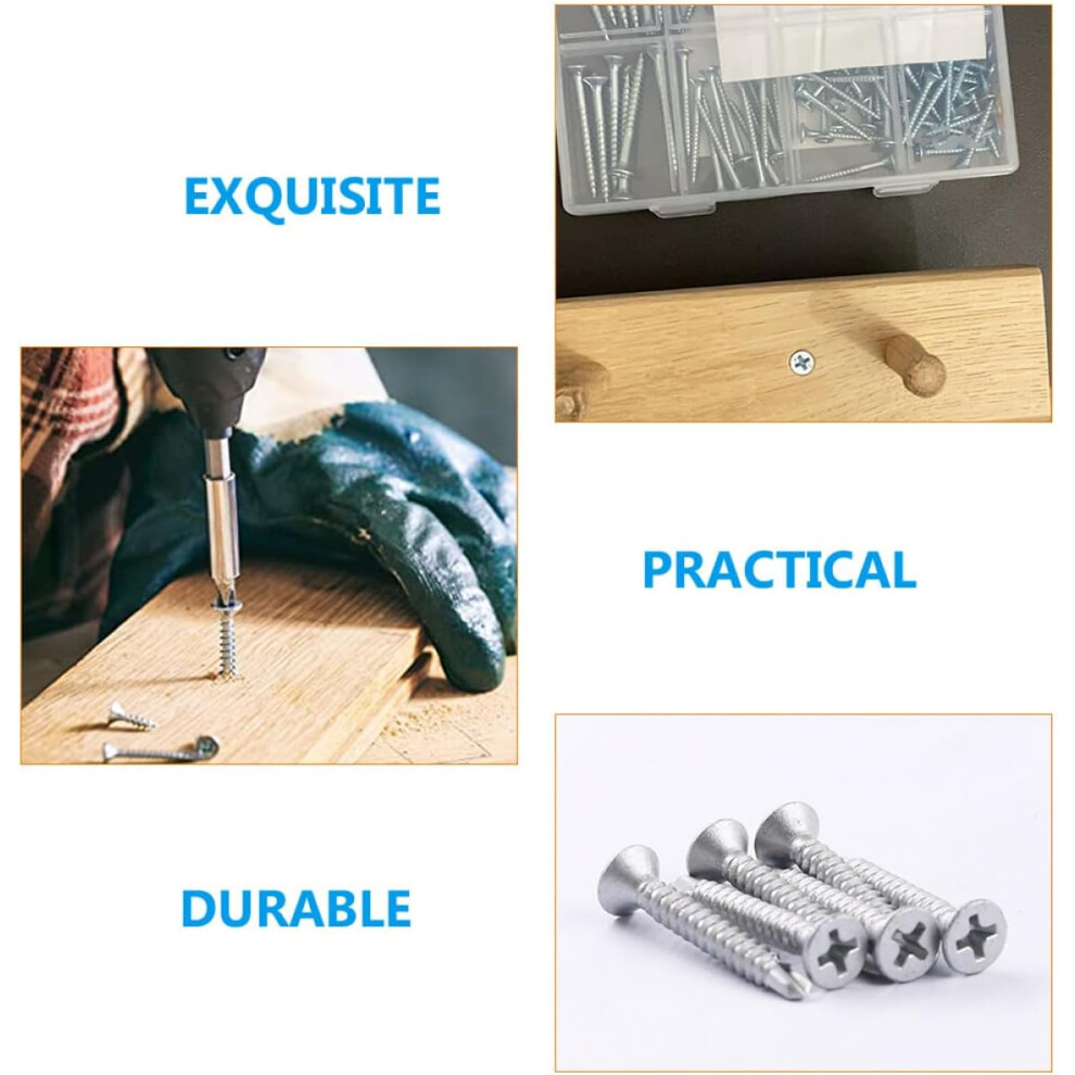 Photos - Nail / Screw / Fastener HKHBJS Self Tapping Screws Carbon Steel Scratch-Proof Flat Head for Indoor 