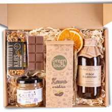kurv boks gave gave gave kaffe sirup chokolade honning polsk bar