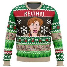 (XXS, 2) Autumn and Winter Merry Christmas Home Alone Ugly Christmas Sweater Cartoon Anime Women Men Pullover Tops Hoodie Sweatshirt