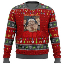 (S, 6) Autumn and Winter Merry Christmas Home Alone Ugly Christmas Sweater Cartoon Anime Women Men Pullover Tops Hoodie Sweatshirt