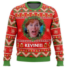 (L, 5) Autumn and Winter Merry Christmas Home Alone Ugly Christmas Sweater Cartoon Anime Women Men Pullover Tops Hoodie Sweatshirt
