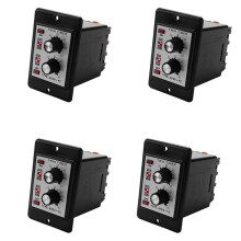 4X Off Twin Timer Relay Knob Control ATDV-YC 6S-60M Relaisplatine AC 110/220V Elektrischer Zugang (AC110/220V)