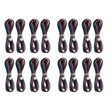 16Pcs 2M Motor Connector Cables XH2.54 4Pin to XH2.0 6Pin White Terminal Paralled Motor Wires for 3D Printer Stepper