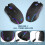 2X Wireless Gaming Mouse Mover Mouse Jiggler with /Off Button Keep Computer Awake Quiet Click Rechargeable Mouse 3
