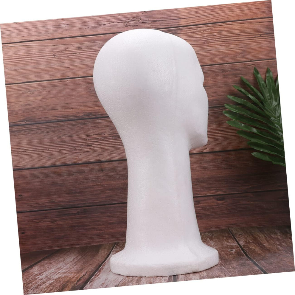 Hkhbjs Foam Mannequin Head For Wig Display Rack White Multifunctional Head Model For Hair Styling Training And Shop Store Display
