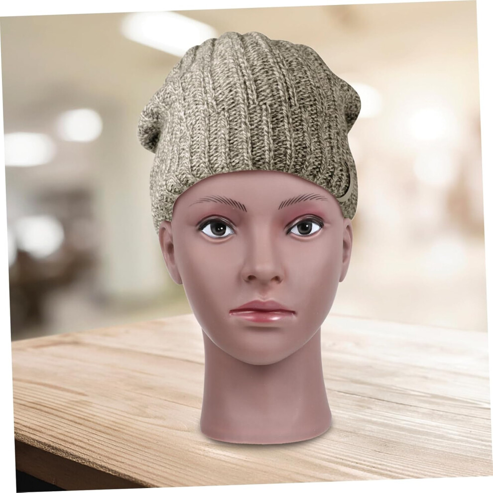 Hkhbjs Head Mold Dummy Head For Wig Display For Hair Salon Home Use Featuring And Sturdy Desktop Base