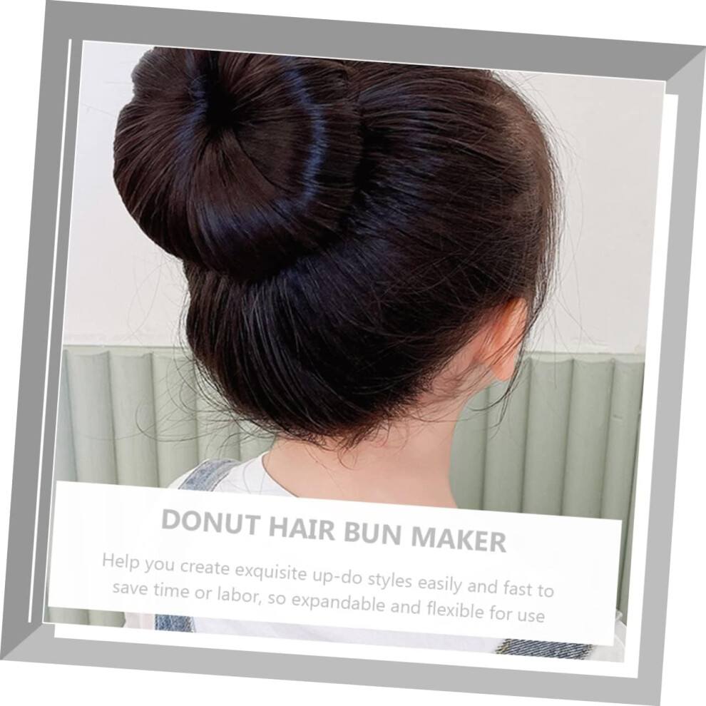 Hkhbjs 6Pcs Hair Bun Makers Women Donut Hair Bun Maker Easy To Use For Party Wedding
