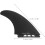 3 PCs Paddleboard Fins Set 5,4 polegadas Surfboard Tail Fins com base para esquerda, meio 2