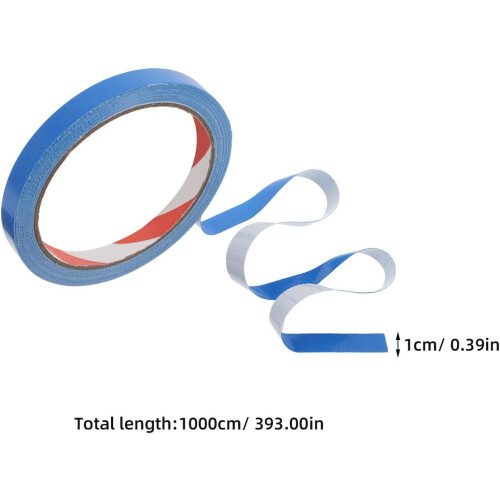 2pcs Pickleball Paddle Edge Guard Tape 10m x 1cm Blue Protective Wrap 1