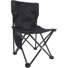 Cadeira de pesca dobrável para adultos pequena cadeira de acampamento portátil ao ar livre dobrável preto 36x36x56cm