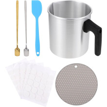 Topitorul de ceară din oțel inoxidabil pentru lumânări DIY, ușor de utilizat, potrivit