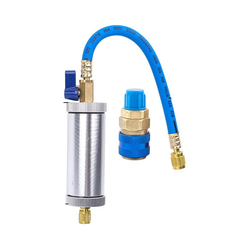 Refrigerant Oil Charging Tool For R134a Air Conditioning Systems, A/C Oil Injector Cylinder,Automotive A/C Charging Hose 6033420977519