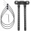 Adjustable Bike Bottle Holder Base with No-Screw Mount Strap 1