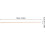 30pcs High Temperature Resistant Hanging Rod Ceramic Firing Sticks 1