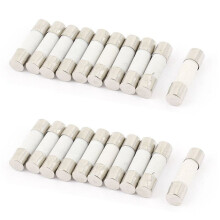 20 Teile 250V 5A T5A Delai Verzoegerte Wirkung Sicherungen Keramik Rohrsicherung 5 X 20 mm