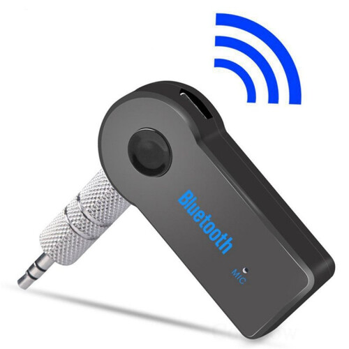 2X 2-In-1 Wireless  Receiver 3.5mm Aux Audio Music Adapter with Hands-Free Functionality USB BT Connectivity 1