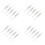 1.0 Ohm 10W Wirewound Ceramic Cement Resistor 20 Pcs 1