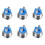 6pcs 16mm High Round High Round Momentary Metal Push Button 1