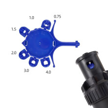 40-360 Justerbar Underjordisk Roterande Sprinkler 1/2" Kvinnlig Gänga Trädgård Gräsmatta Bevattning Popup Sprutmunstycke