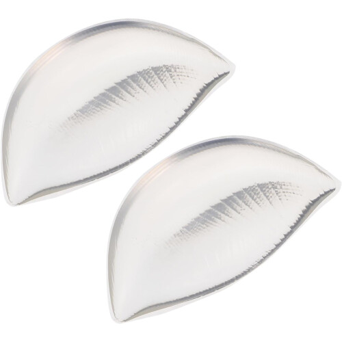 2pcs Silicone Bra Inserts Pads for Push and Gather Chest, Washable Bra Padding