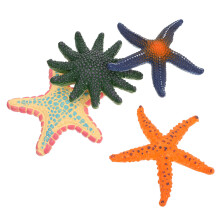 4St PVC Zee- Decoratie Multikleurige Zeedieren Model Voor Thuis