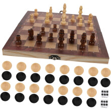 Scacchiera in legno, gioco educativo per bambini e bambine che imparano a giocare a scacchi a casa o in classe. Realizzata con materiali di qualità.