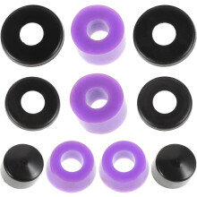 Ανταλλακτικά φορτηγών Longboard Skateboard Bushings PU Shock Absorber Double Kick Truck Pivot Cups