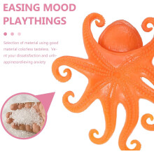 Realistinen, elävän näköinen mustekala-nipistysstressin lievitysleikkikalu pehmeästä TPR-materiaalista, squishy-eläinmalli