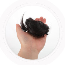 2 Stück Clip-Haarknoten für Damen, lockige, lässige Dutt-Verlängerungen, Volumen-Boost-Haarteil, sicherer Halt für Alltag, Partys und Hochzeiten
