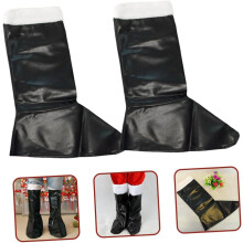 Stivali di Natale, scarpe da Babbo Natale, costume da Babbo Natale per bomboniere, accessori per costume di Babbo Natale per decorazioni natalizie