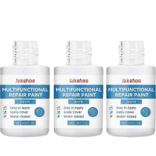 (3pcs) White Enamel Repair Paint for Bathtubs & Sinks  Fixes Scratches & Cracks  30ml